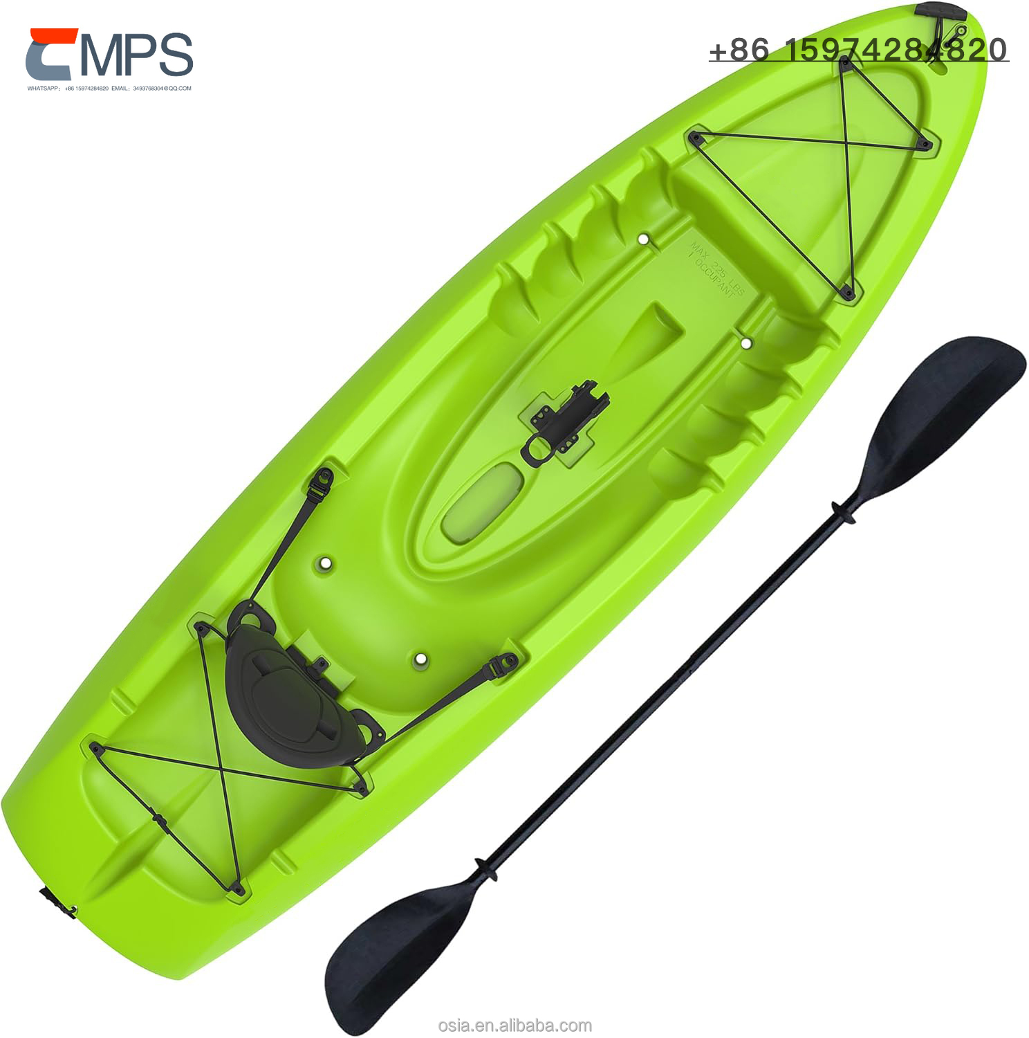 เรือคายัคพลาสติกแข็งสำหรับตกปล - Fishing Kayak Sit On Top บทวิจารณ์และราคา