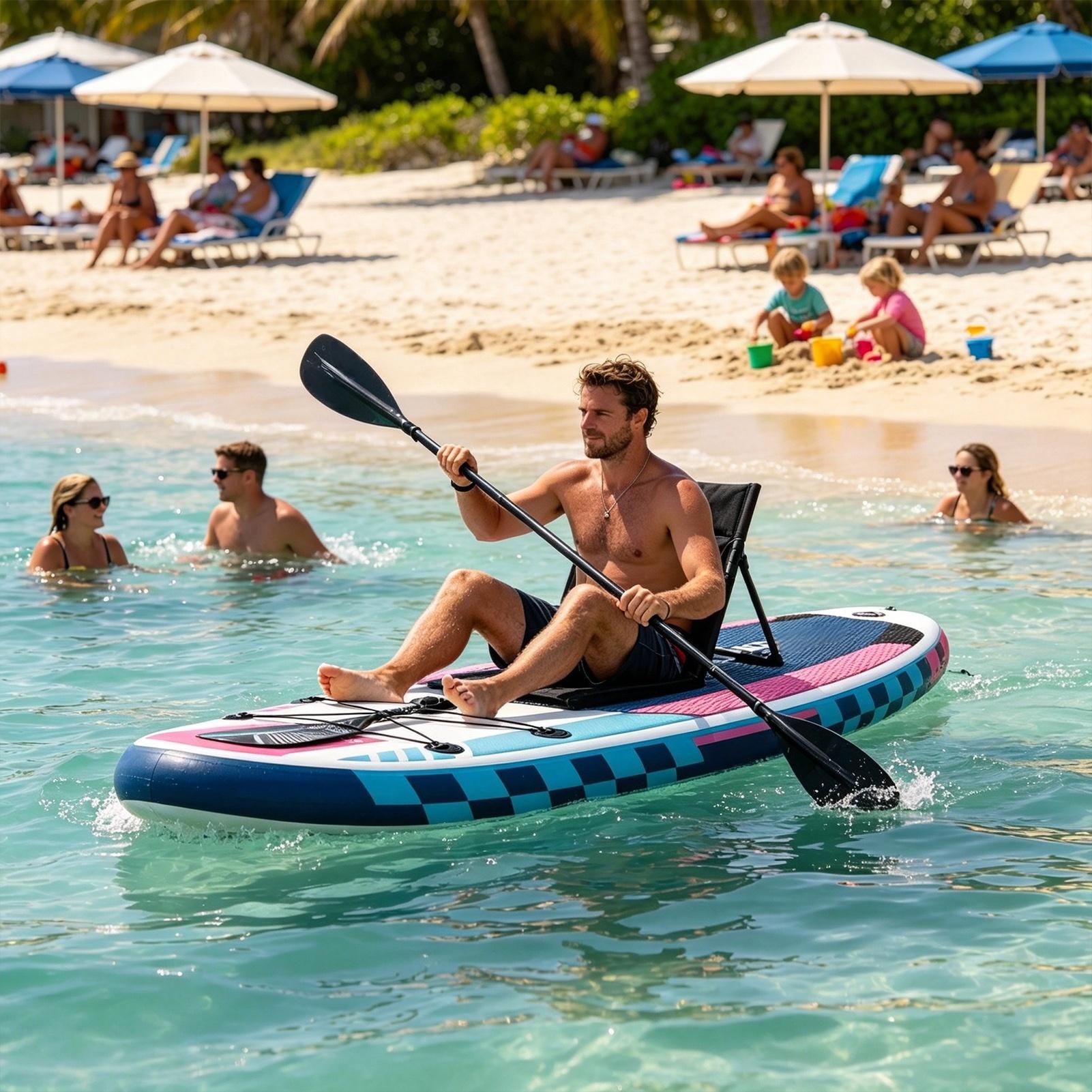 ที่นั่งแพดเดิลบอร์ดแบบพกพา ปรั - Fishing Kayak Seat บทวิจารณ์และราคา