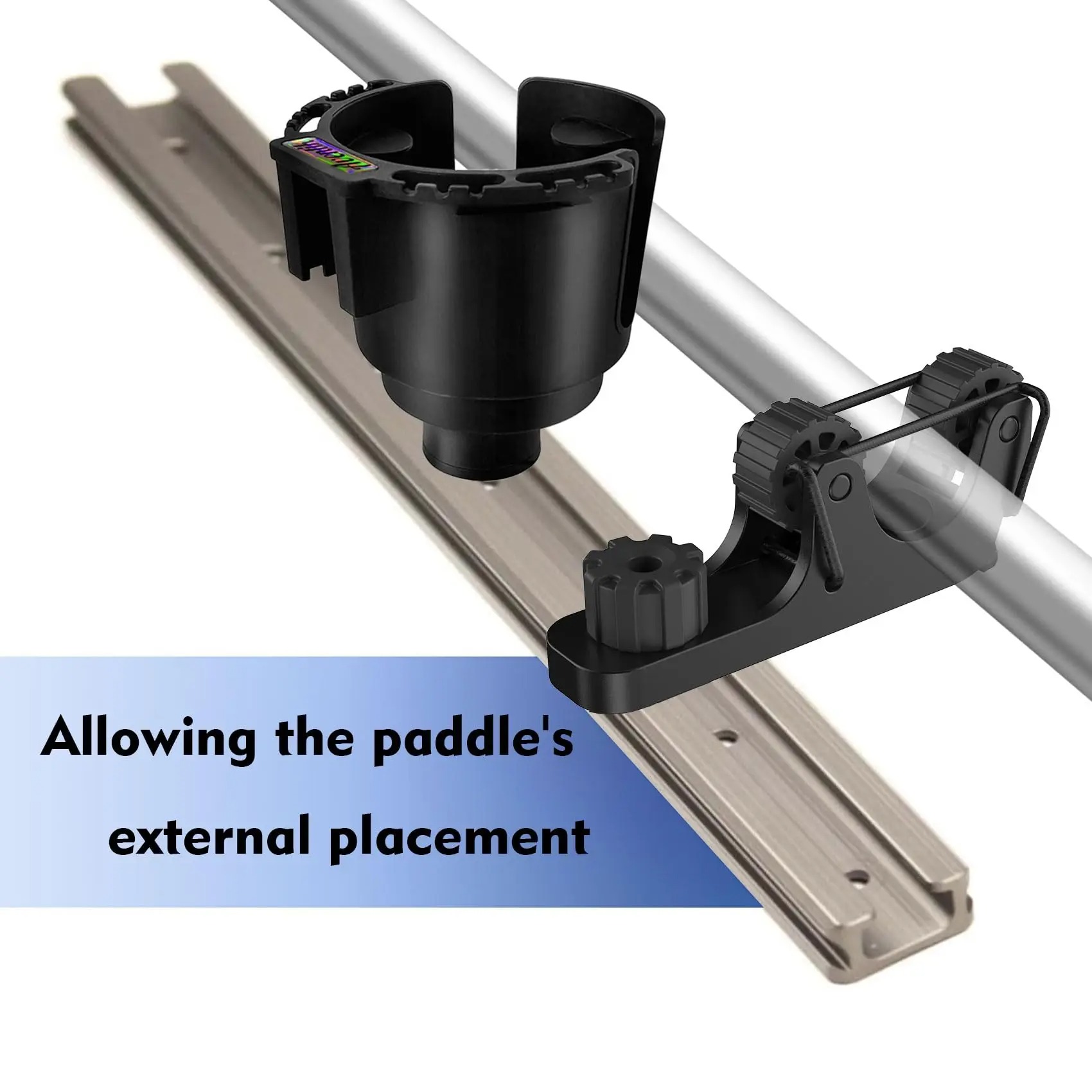 ที่ยึดไม้พายเรือคายัคแบบติดราง - Fishing Kayak Crate บทวิจารณ์และราคา