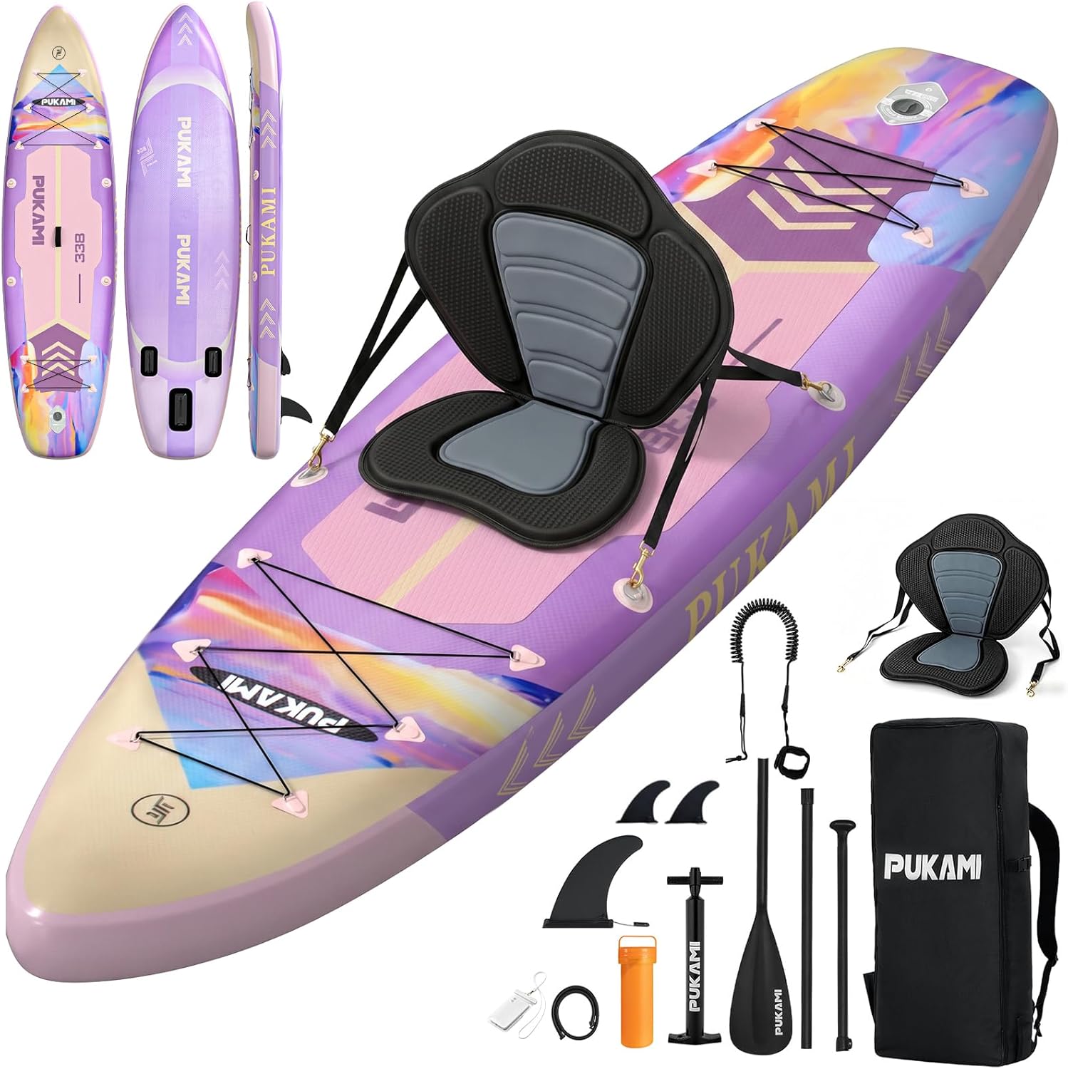 กระดานยืนพายแบบเป่าลมขนาดกว้าง - Fishing Kayak Inflatable บทวิจารณ์และราคา